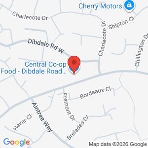 5pm - Co-Op, Dibdale Road - Police Surgery location map