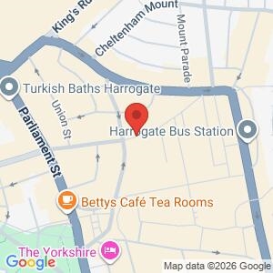 Police Surgery- Oxford Street, Harrogate. location map