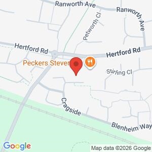 Meet and Greet at Bragbury End Coffee Shop location map