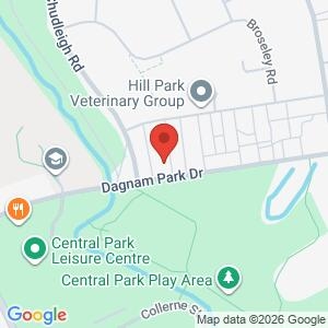 United in Football and Basketball location map