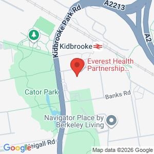 Ward Panel Meeting location map