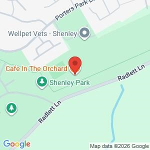 Bike Marking - Shenley location map