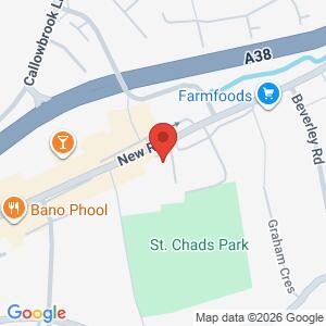 Police surgery at Rubery station location map