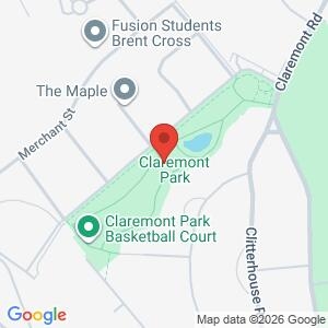 Walk & Talk - Halloween Dog Parade at Claremont Park NW2 location map