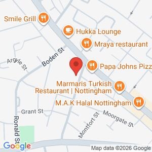 EVO Student accommodation Centre Court   location map