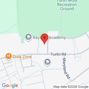St Gabriel's Church, Turlin Moor location map