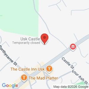 Usk Medieval Day location map