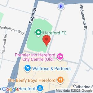 Hereford FC location map