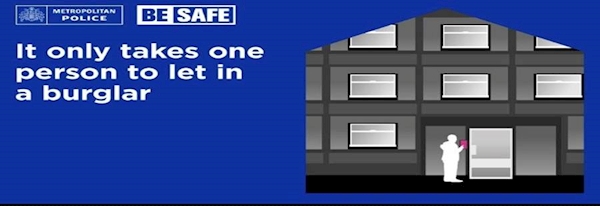 A blue and white poster with a couple of people standing in front of a building
AI-generated content may be incorrect.