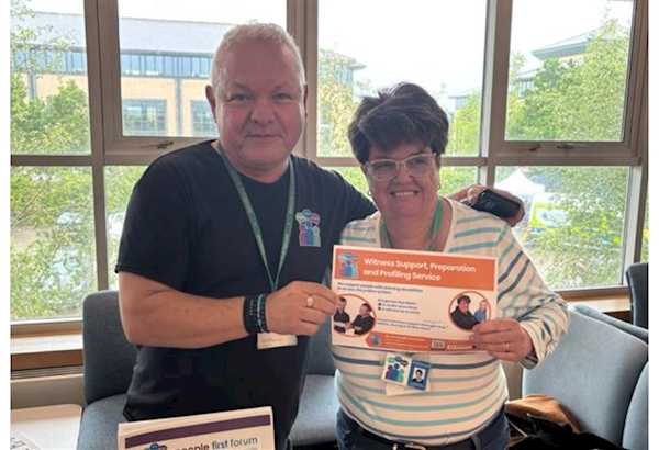 Paul and Amanda from People First Forum