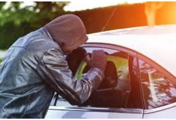 A person wearing a hood and gloves looking through a car window

AI-generated content may be incorrect.
