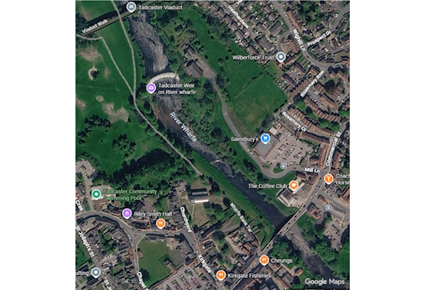Google map of Tadcaster