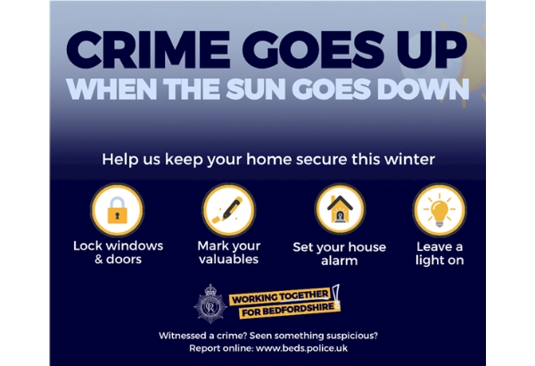 Crime goes up when the sun goes down graphic 