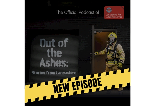 Out of the Ashes: Stories from Lancashire new epsiode podcast artwork
