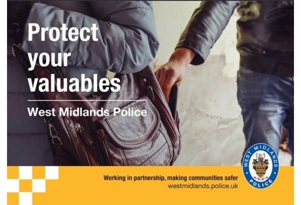 Robbery graphic - protect your valuables