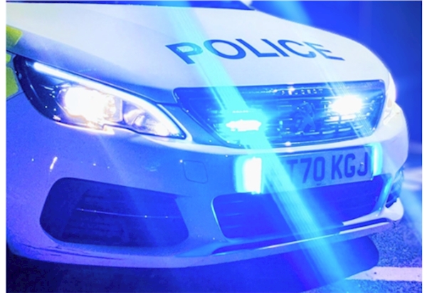 GMP Police Car at night