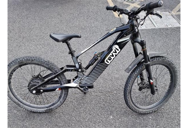 The seized e-bike