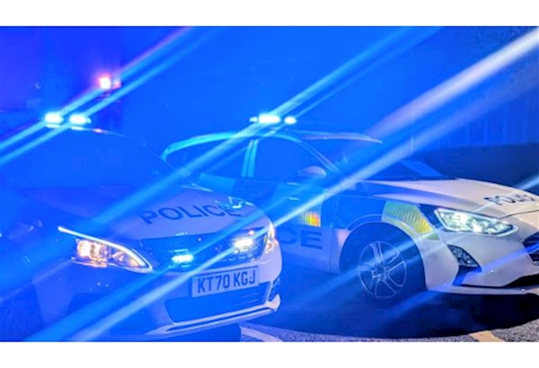 Police Cars at Night