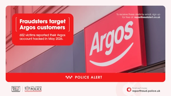 Report Fraud alert: Warning for online shoppers after spike in criminals gaining unauthorised access to retailer accounts