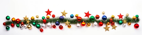 A garland with ornaments and stars

AI-generated content may be incorrect.