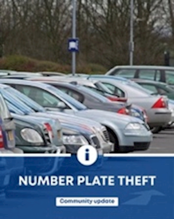 We have received two reports of number plate theft from vehicles parked in Frimley Lodge Park, Frimley Green in recent weeks. The first occurred between 10am and 1.30pm on Monday, 4 May,