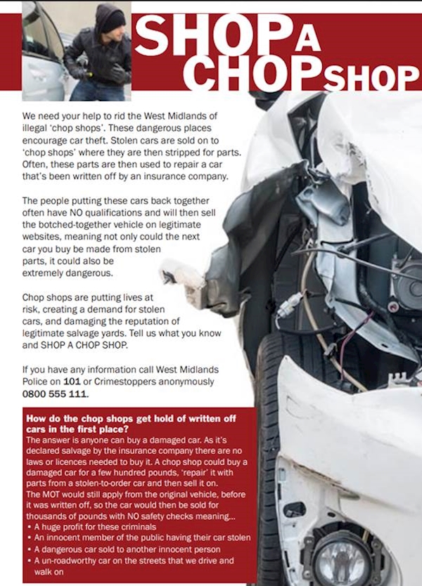 A white car with a damaged front end
AI-generated content may be incorrect.