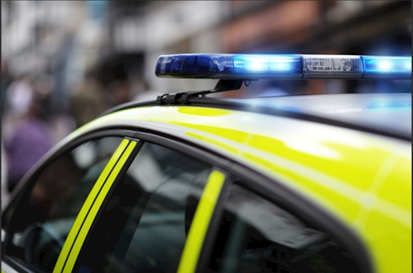 A close-up of a police car

AI-generated content may be incorrect.
