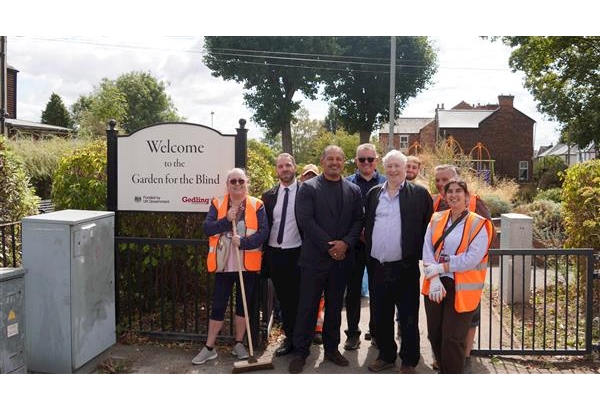 PCC with partners at Carlton's Garden for the Blind