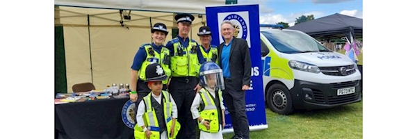 West midlands police Smethwick neighbourhood officers attending last years Mela event