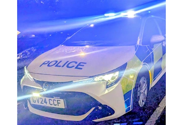 GMP Police Car at night