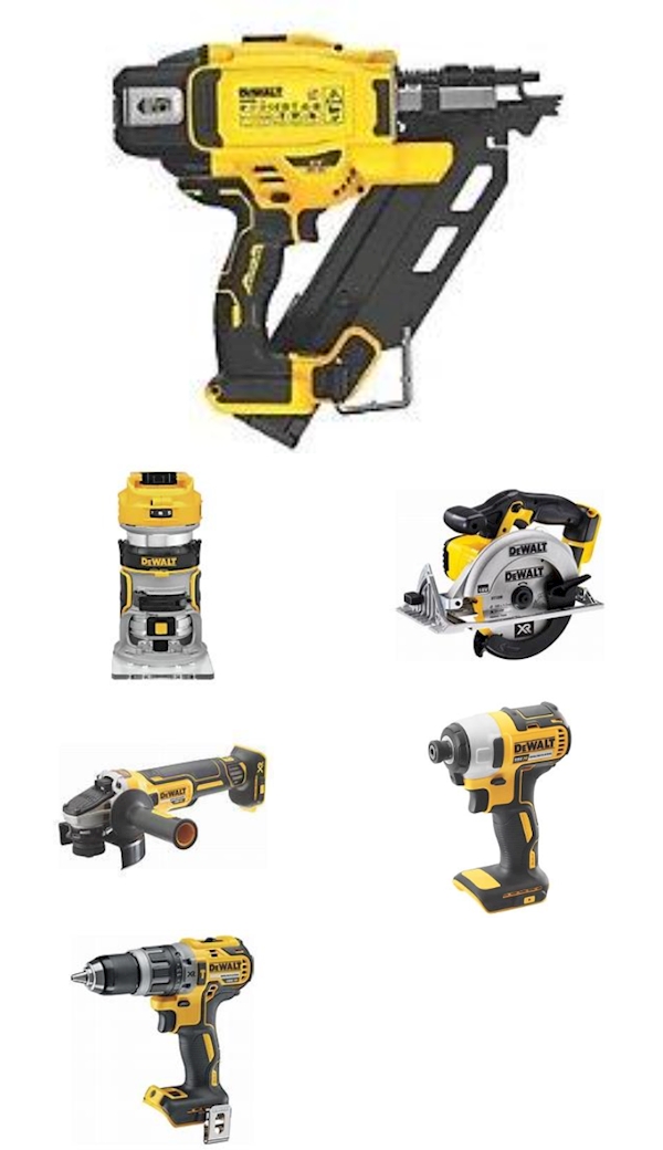 Please note: The photographs attached are example images of the make and models of the tools stolen and are not the actual photographs of the actual stolen property.